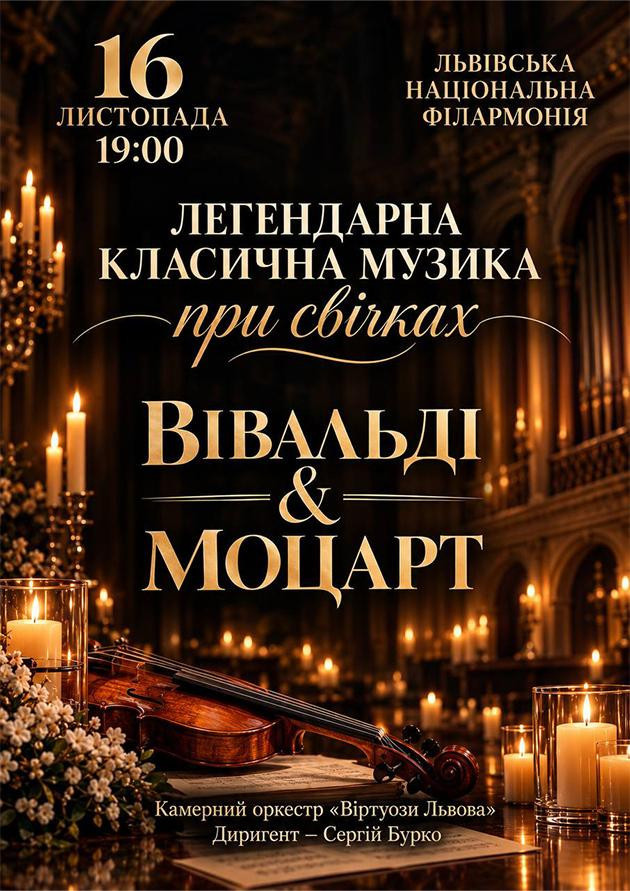 Вівальді & Моцарт - Віртуози Львова камерний оркестр